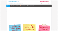 Desktop Screenshot of knowyourtax.ie