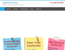Tablet Screenshot of knowyourtax.ie